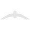 Ekena Millwork Archdale Architectural Grade PVC Gable Bracket, 60"W x 17 1/2"H x 2"D x 6"F, 7/12 Pitch GBP060X18X0206ARC00 - alternate 3